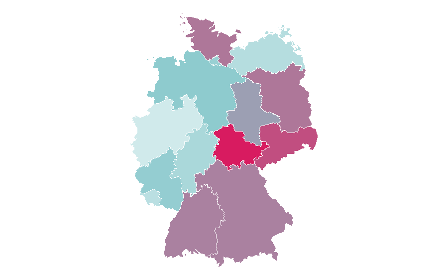 Affinity by region — Uriah Heep (band), Germany