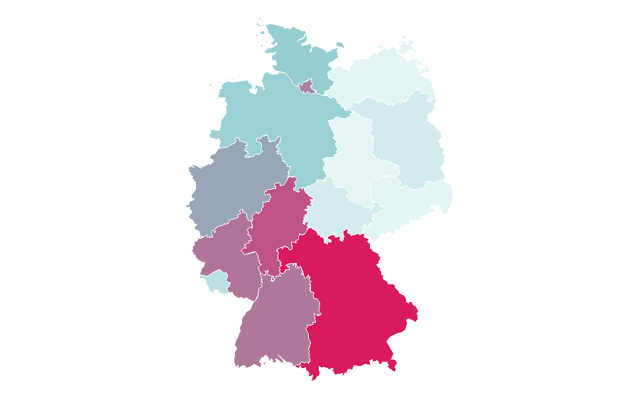 Affinity by region — USA Today, Germany