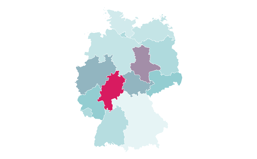Affinity by region — User (computing), Germany