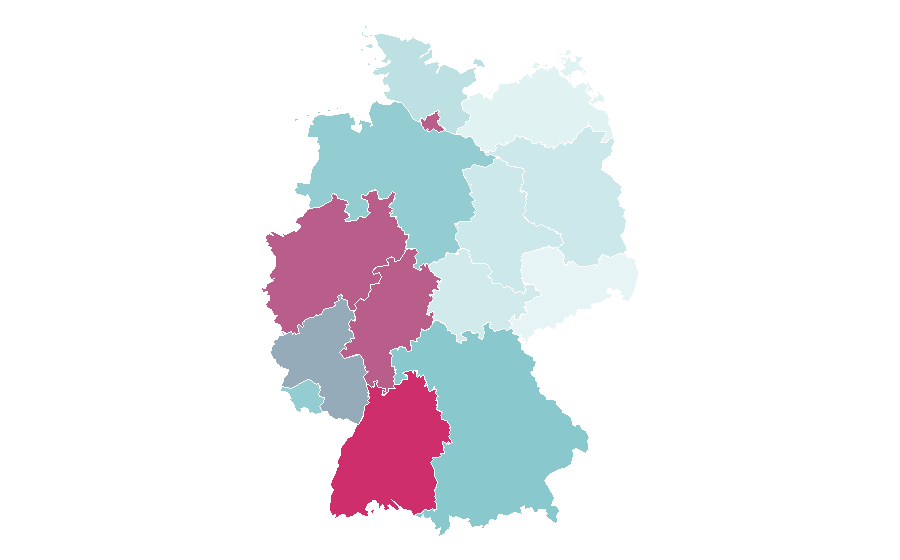 Affinity by region — Valencia CF, Germany