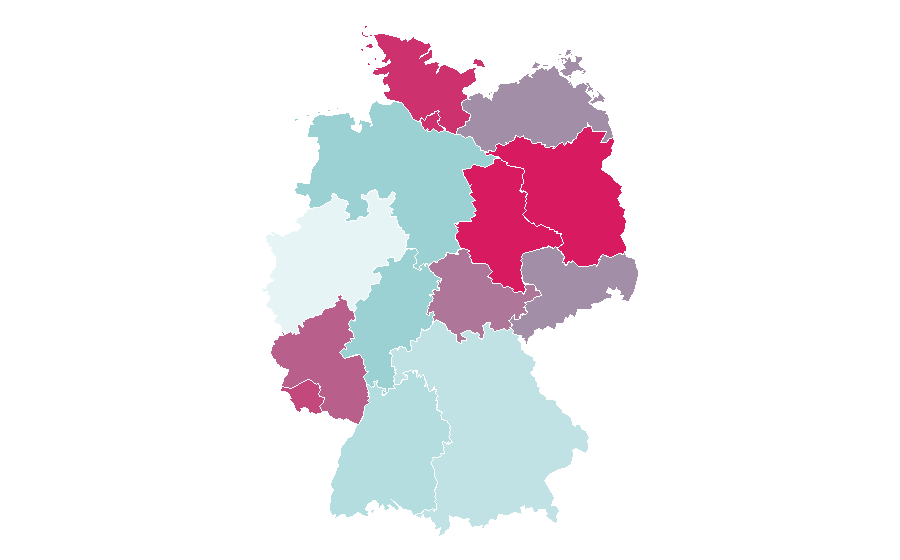 Affinity by region — Valencian, Germany