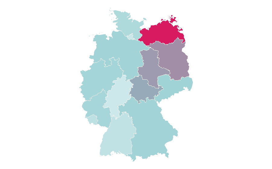 Affinity by region — Valentina Pahde, Germany