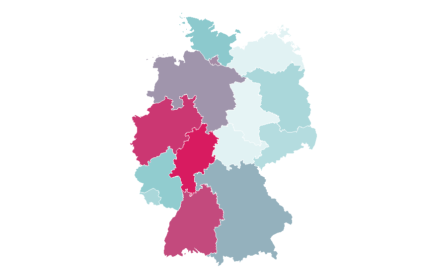 Afinidad por región — Van, Alemania