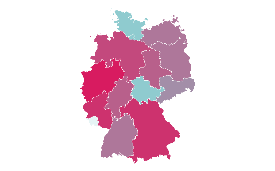 Affinity by region — Vanessa Hudgens, Germany