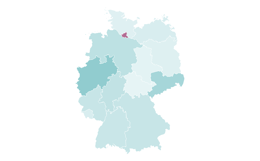 Affinity by region — Vapiano, Germany