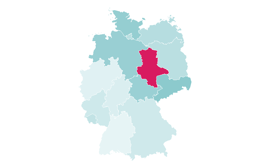 Affinity by region — Variety store, Germany