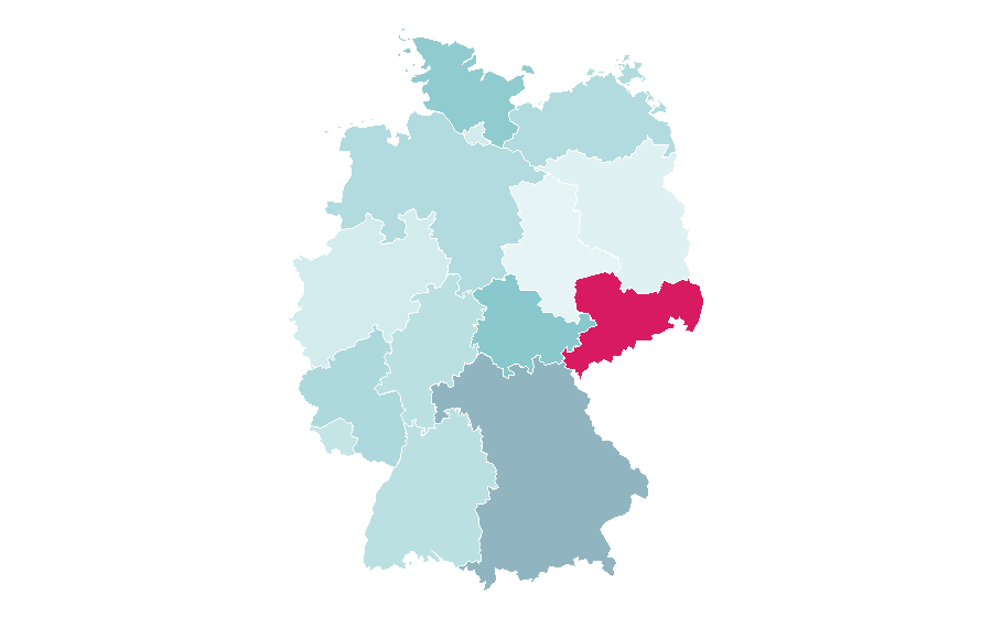 Affinity by region — Vector graphics, Germany