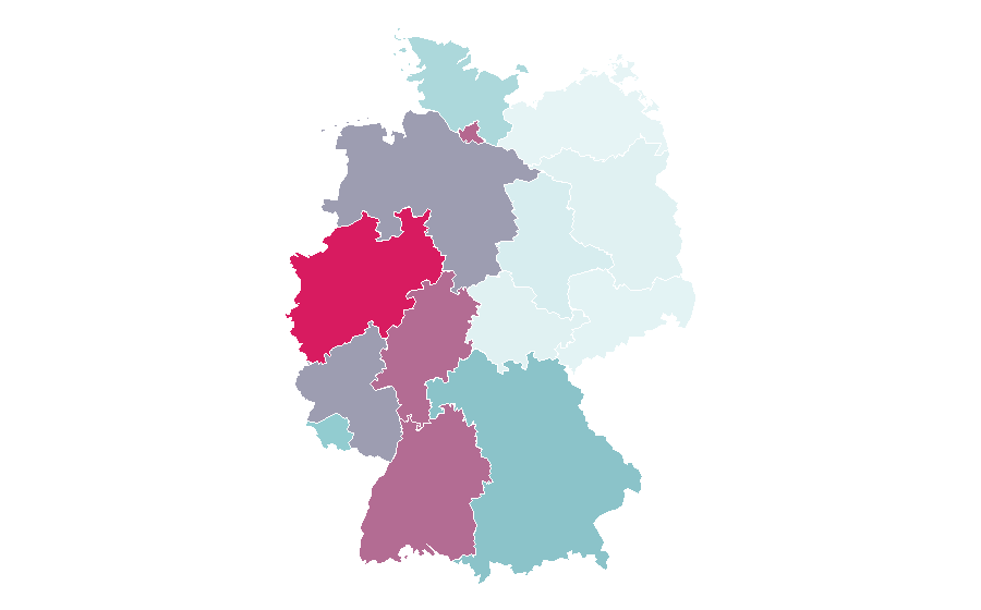 Affinity by region — Vegeta, Germany