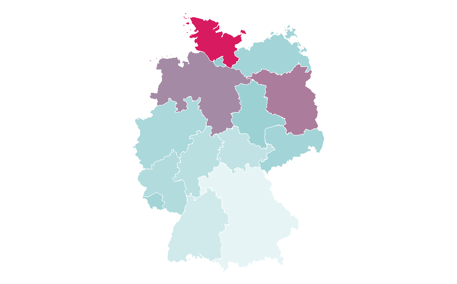 Affinity by region — Vegetable juice, Germany