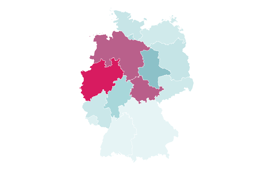 Affinity by region — Veltins, Germany