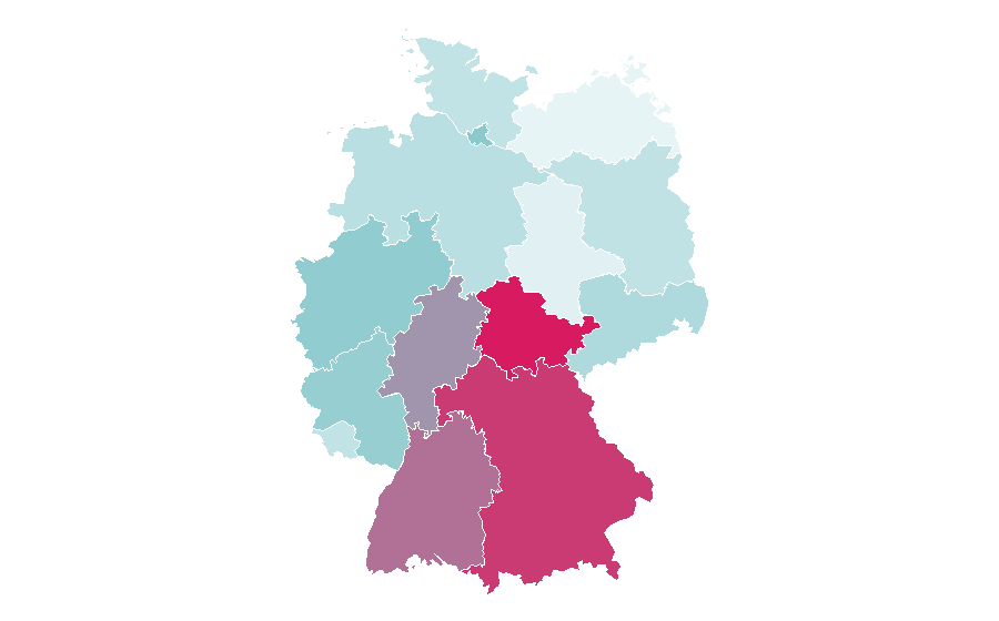 Affinity by region — Venice, Germany