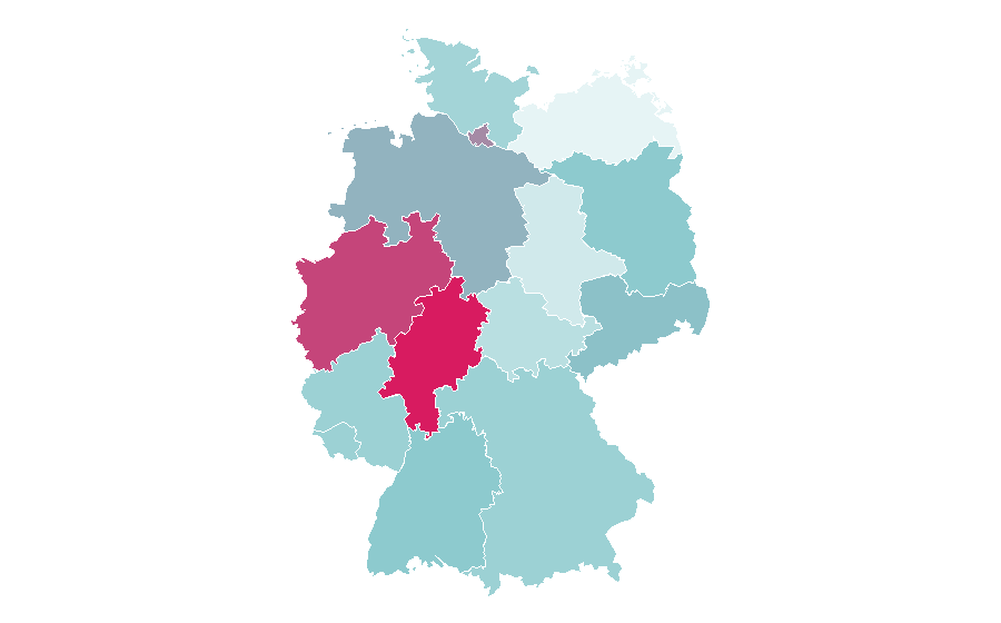 Affinity by region — Venom (comics), Germany