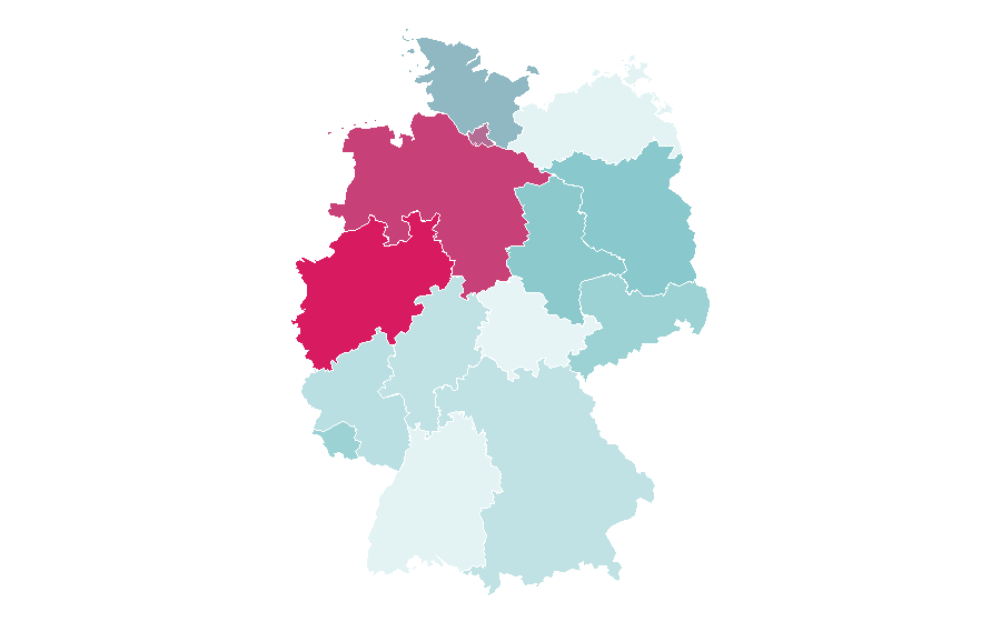Affinity by region — Verbrechen von nebenan, Germany
