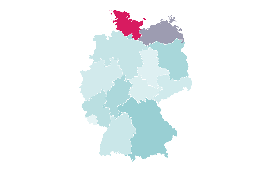 Affinity by region — Verdens Gang, Germany