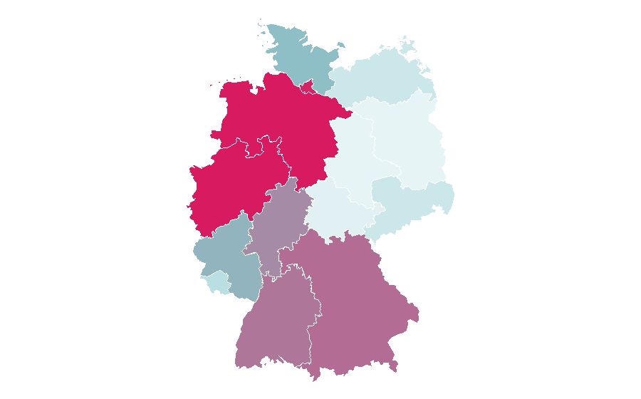 Affinity by region — Verity, Germany