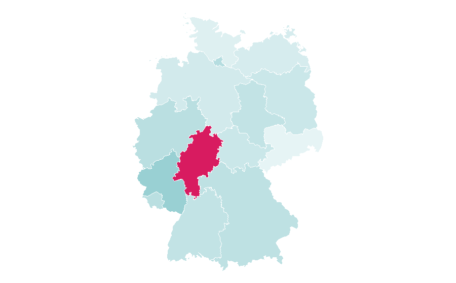 Affinità per regione — Vert, Germania