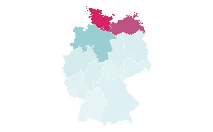 Affinità per regione — VesselFinder, Germania
