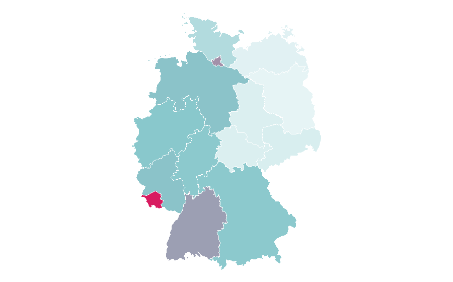 Affinity by region — Vest, Germany