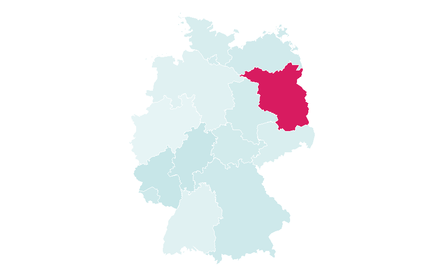 Affinity by region — veterinaria, Germany