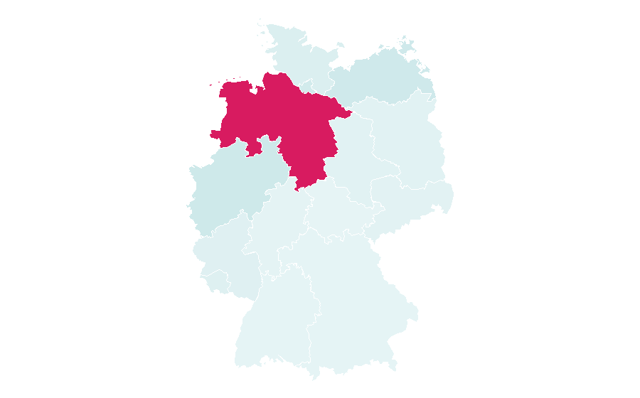 Affinity by region — VfL Osnabrück, Germany