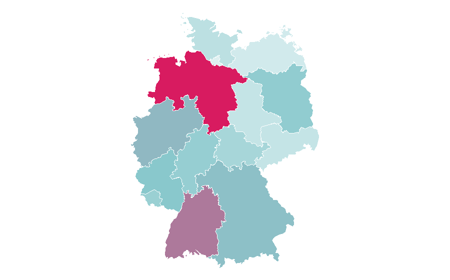 Affinity by region — VHV Versicherungen, Germany