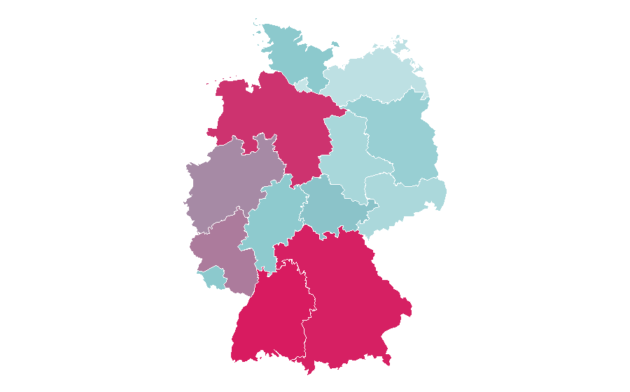 Affinity by region — Vicinity, Germany