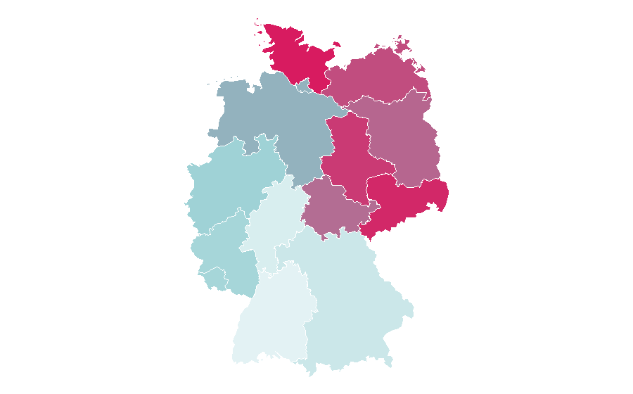 Affinité par région — Vicky Leandros, Allemagne