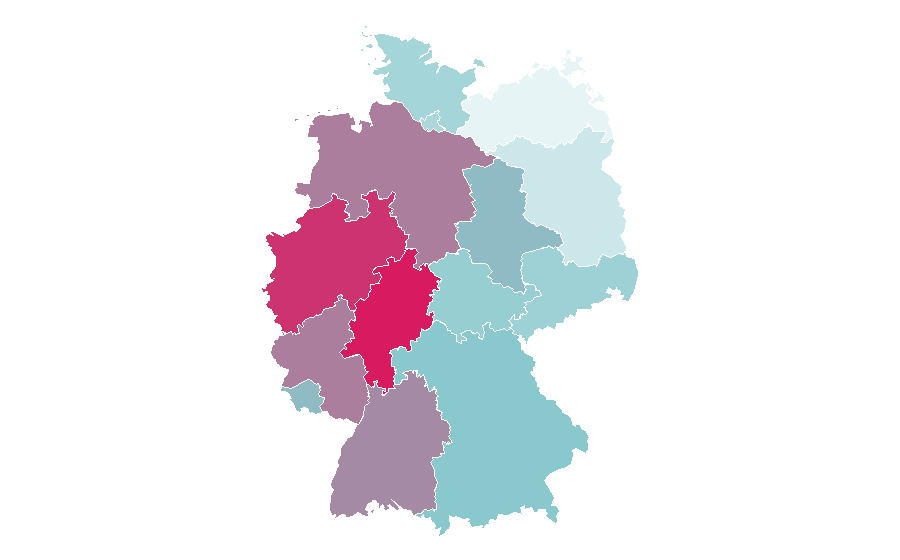 Affinity by region — Victoria Justice, Germany