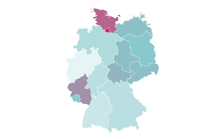 Affinity by region — Video game culture, Germany