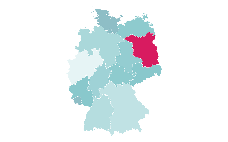 Affinity by region — Video game development, Germany