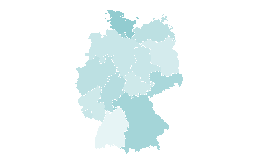 Affinity by region — Viggo Mortensen, Germany