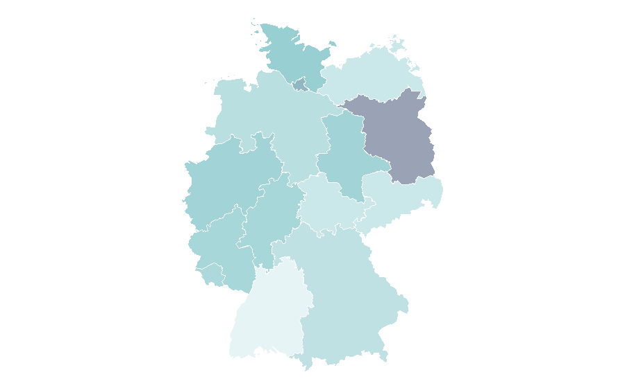 Affinity by region — Vince Vaughn, Germany