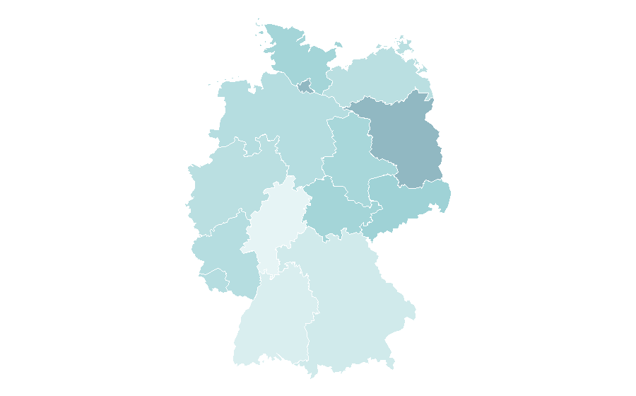 Affinity by region — Vincent Kartheiser, Germany