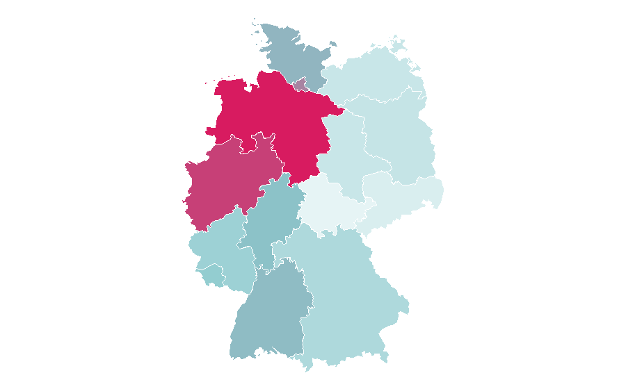Affinity by region — Violetta (singer), Germany