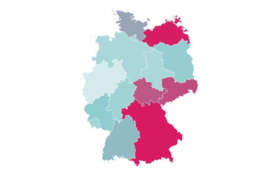 Affinity by region — Viper (TV series), Germany