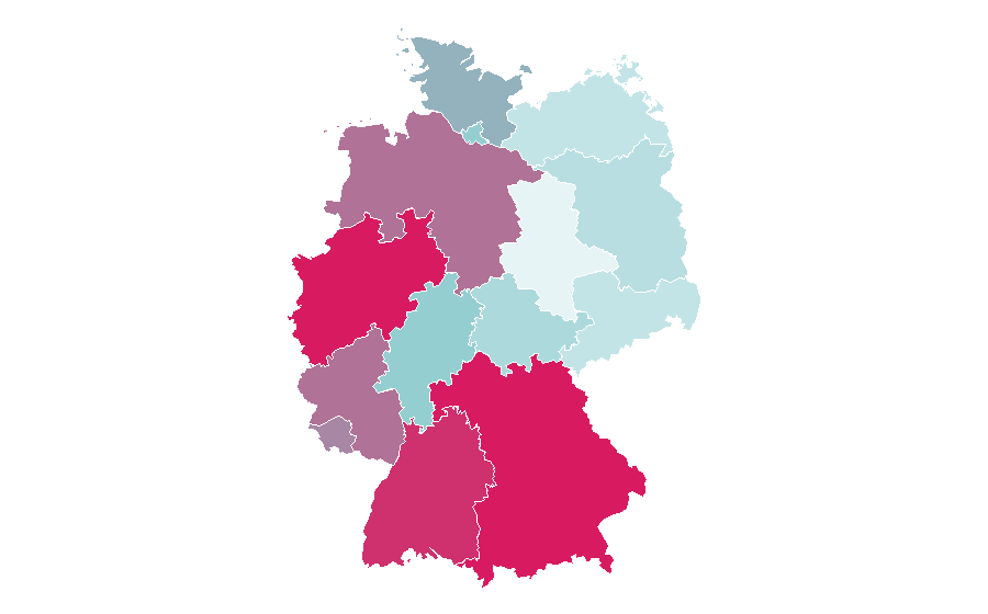 Affinity by region — Vitamin K, Germany