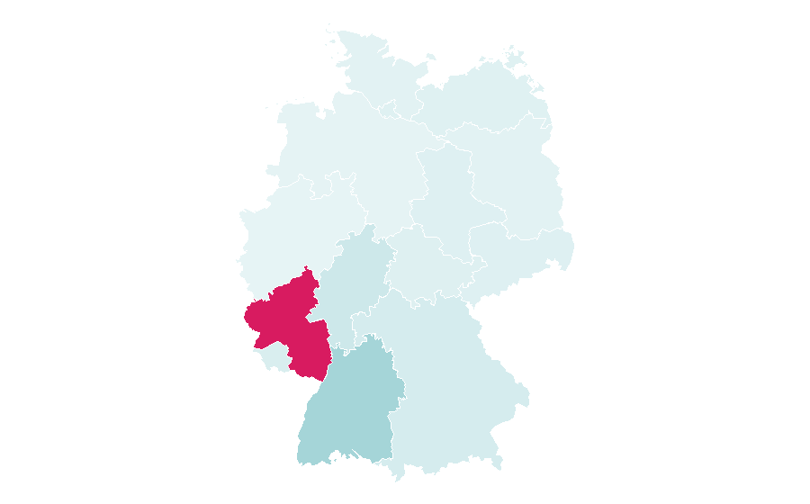 Affinity by region — Viticulture, Germany