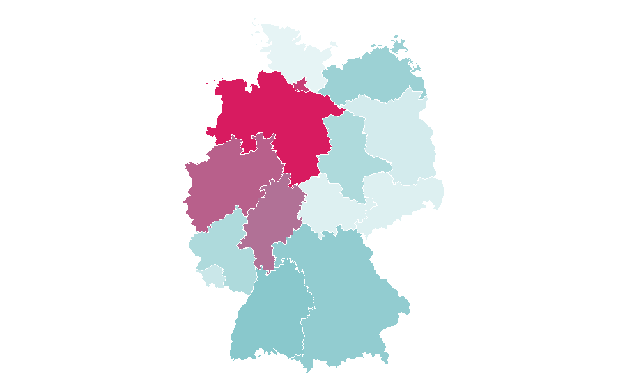 Affinität nach Region — Vodka, Deutschland