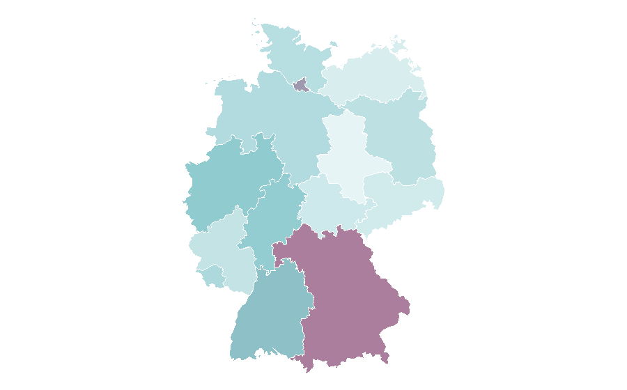 Affinity by region — Voguing, Germany