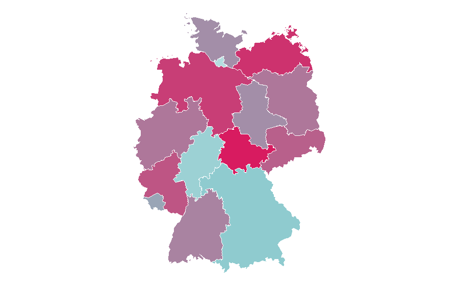 Affinity by region — Voice command device, Germany