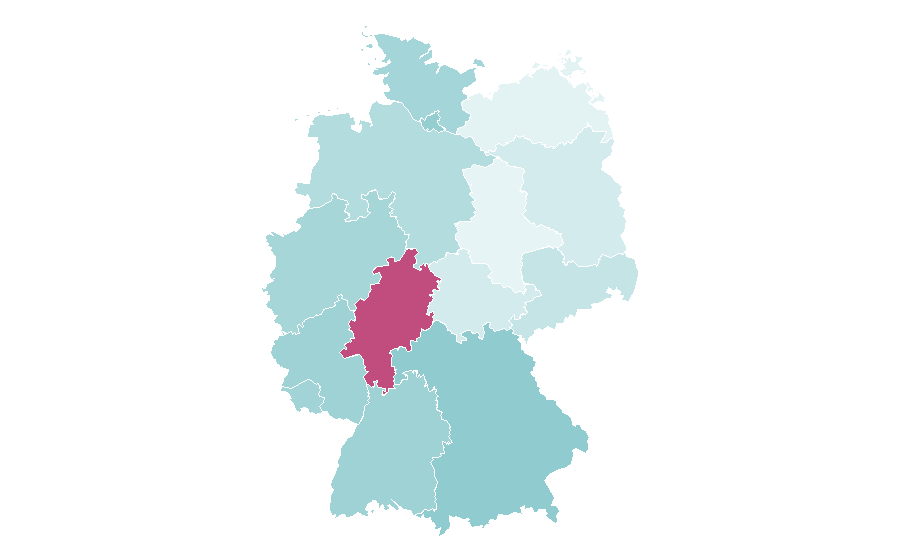 Affinité par région — Voice over IP, Allemagne