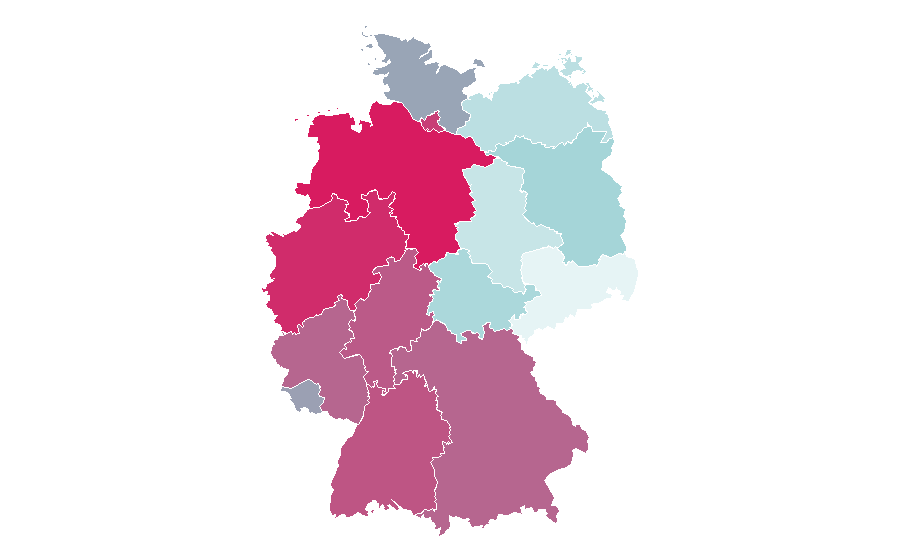 Affinity by region — Volkswagen Beetle, Germany