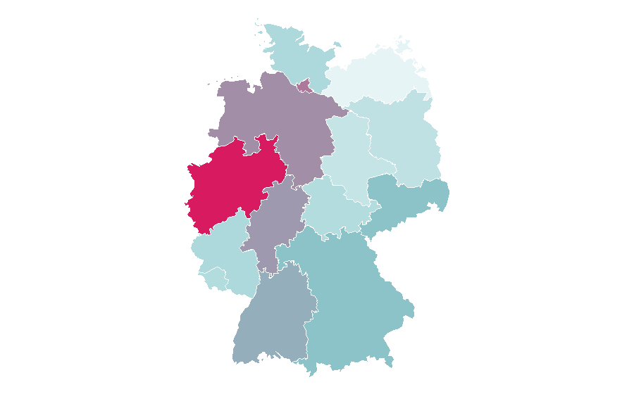 Affinity by region — Volkswagen Polo, Germany