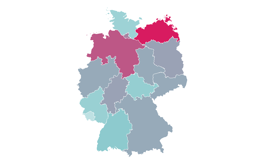 Affinity by region — Volkswagen Touareg, Germany