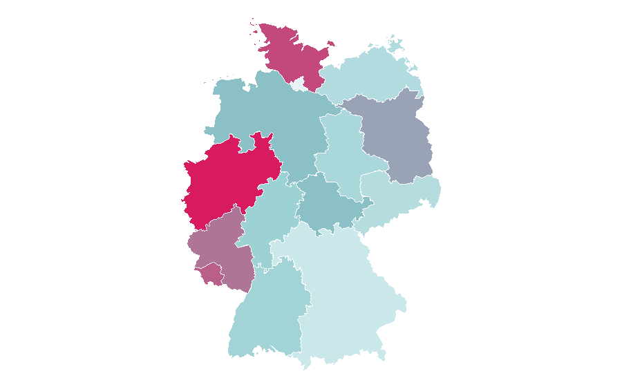 Affinity by region — Volle Kanne, Germany