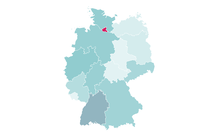 Affinity by region — Volt, Germany