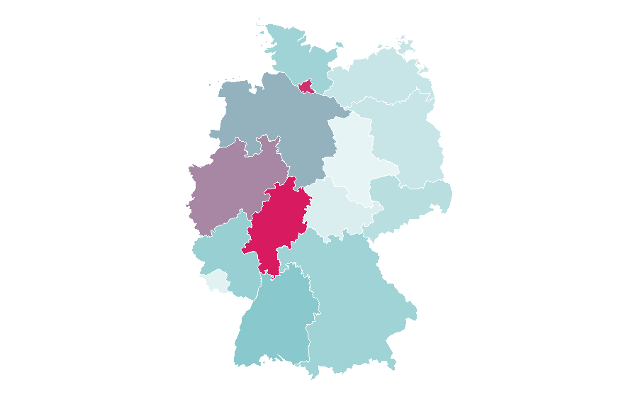 Affinity by region — Volvo S60, Germany
