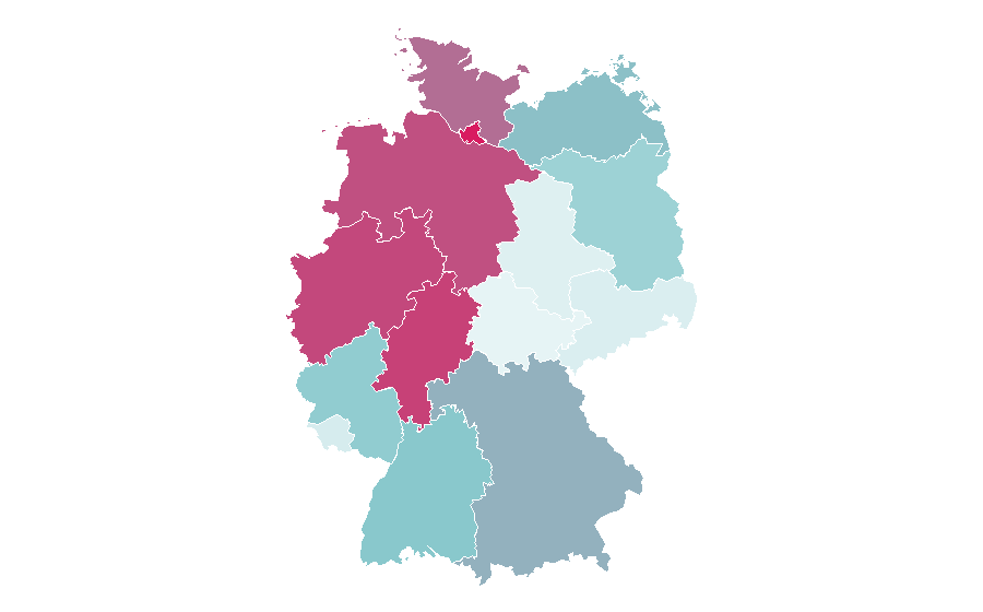 Affinity by region — Volvo XC60, Germany