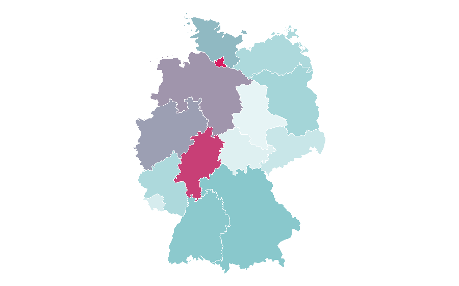 Affinity by region — Volvo XC90, Germany
