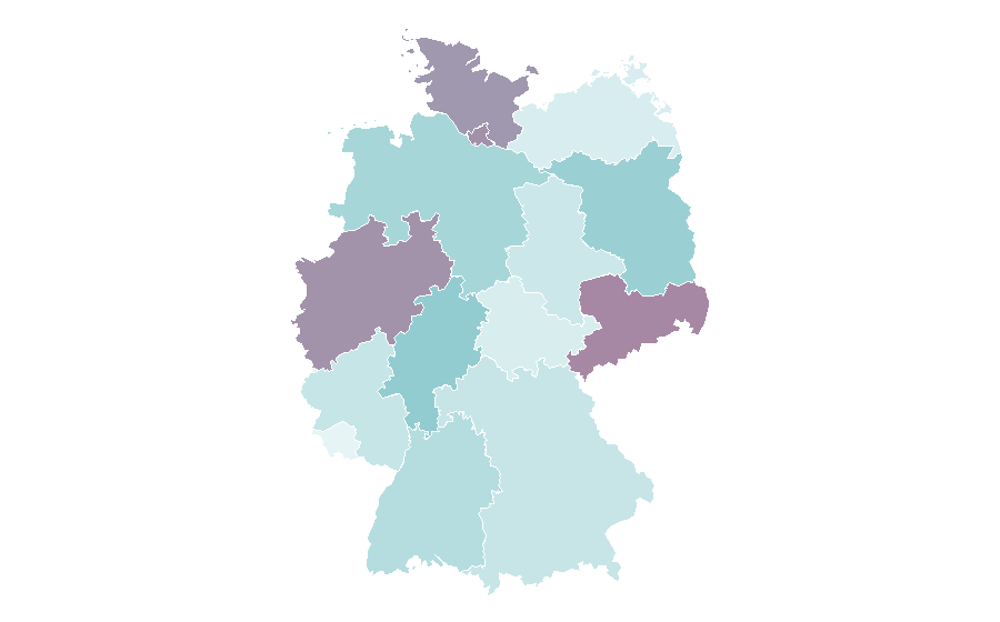 Affinité par région — Vonovia, Allemagne